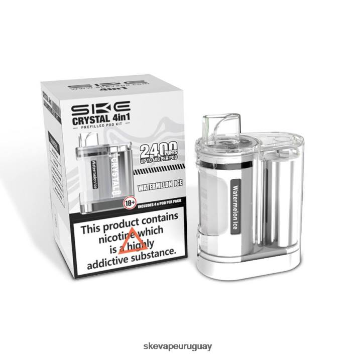SKE cristal 2400 kit de cápsulas 4 en 1 H64B10 hielo de sandia - SKE Vape Refills