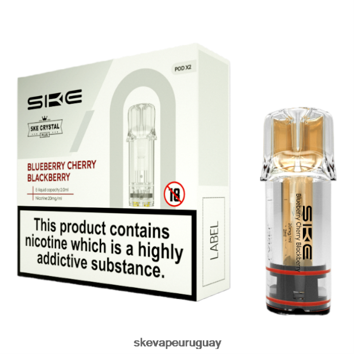 SKE vaporizadores de cristal más vainas H64B108 arándano cereza mora - SKE Vape Crystal